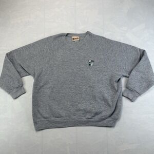 Vintage NY Jets Sweatshirt Antigua USA Made XXL Gray Crewneck NFL